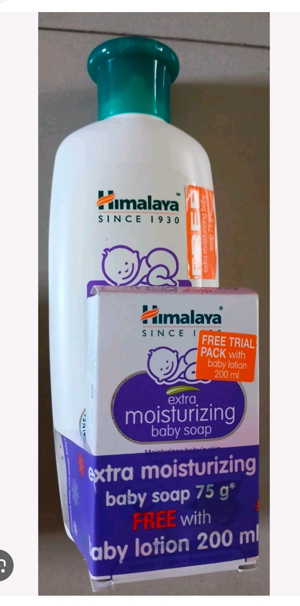 Himalaya  Extra Moisturizing Baby Soap  - 200 Ml With 75 GM