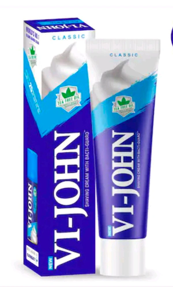 Vi-John Shaving Cream With Bacti-Guard - 30 GM