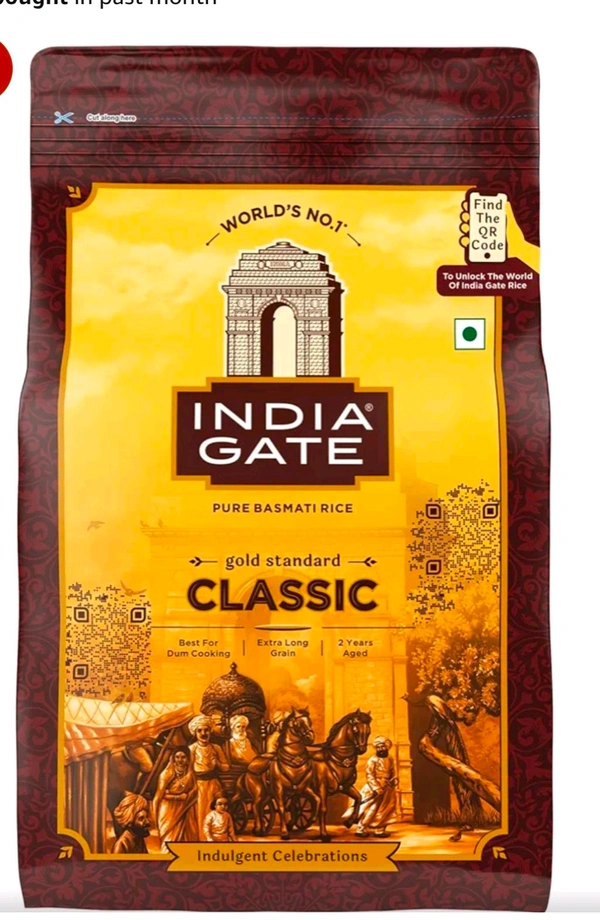 India Gate Pure Basmati Rice Classic  - 1 KG
