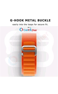 Apple Watch Ultra 2,  STRAP Alpine Loop (ORANGE)  - Orange