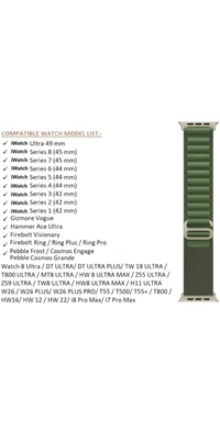 Apple Watch Ultra 2,  STRAP (Alpine Green)  - Chelsea Cucumber