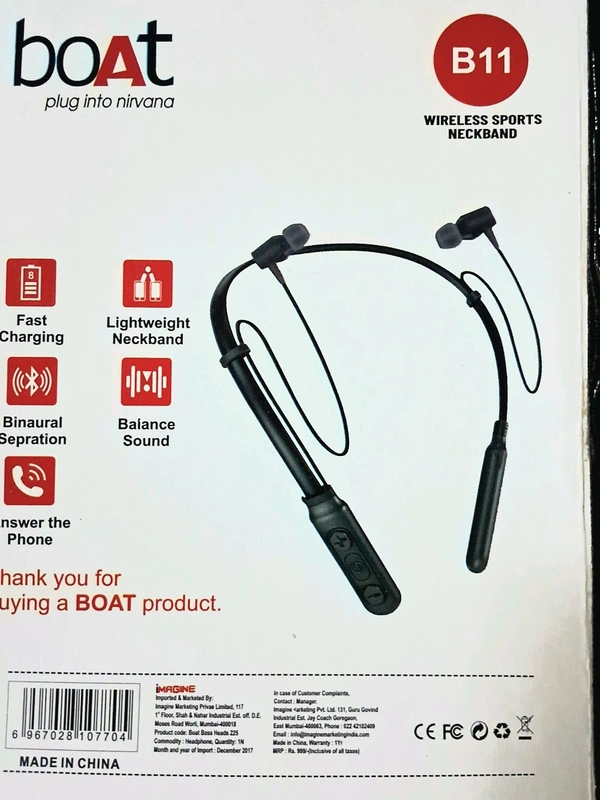 Boat BT Head Phone - Free