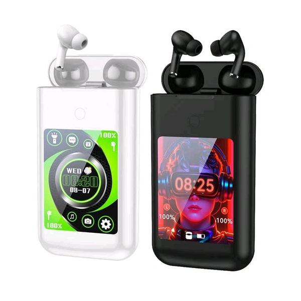 TF20 Carrying Treasure Ear Earbuds Touch Screen With Power Bank 8000 mAh