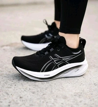 Asics_ Gel Nimbus 26 Graphite Grey Sports Shoes For Men - Graphite Grey, 42