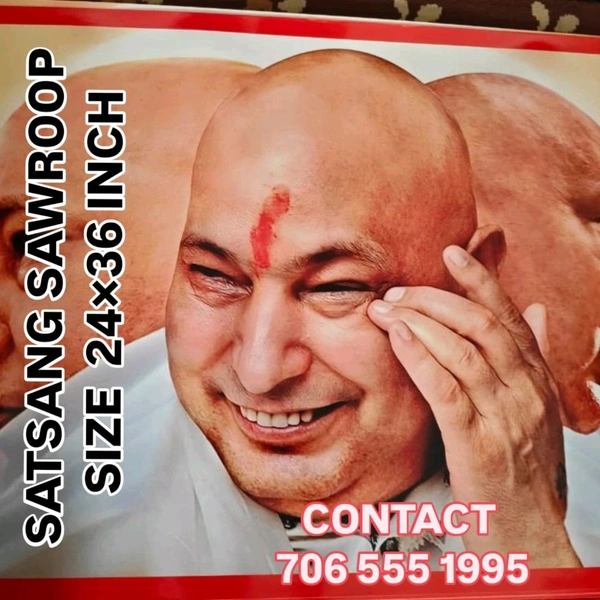 SATSANG SAWROOP SIZE 24×36 INCH