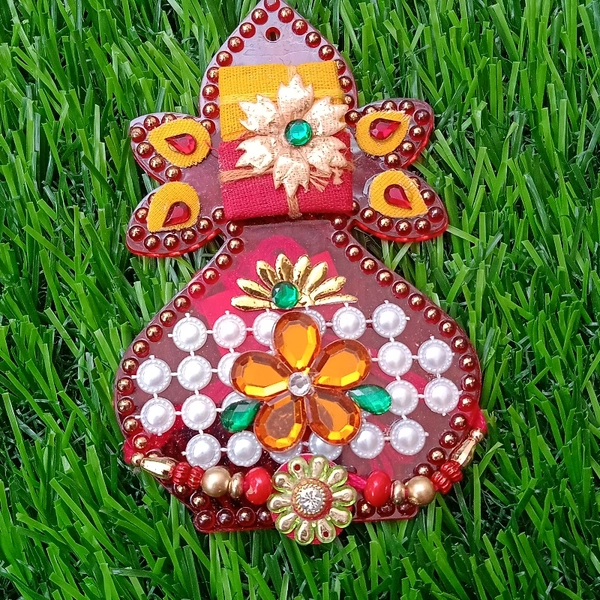 Pocket Freindly Platter With Roli, Chawal, Nariyal, 1bhai Rakhi