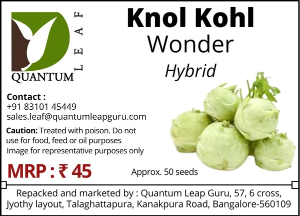 Quantum Leaf Knol Kohl - Green, Wonder, Hybrid