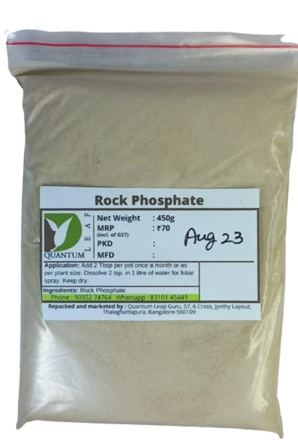 Quantum Leaf Rock Phosphate powder - 450g