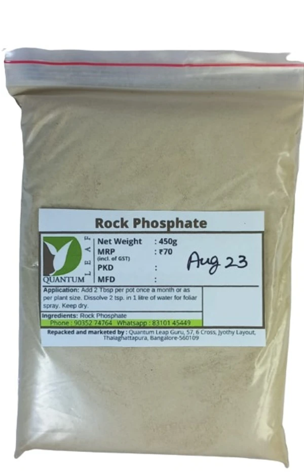 Quantum Leaf Rock Phosphate powder - 900g