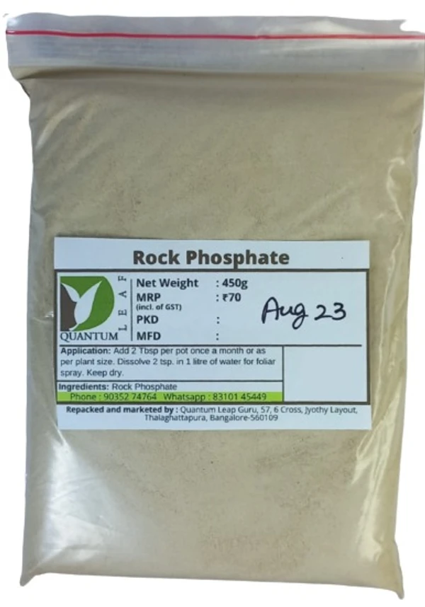Quantum Leaf Rock Phosphate powder - 2.7 kg