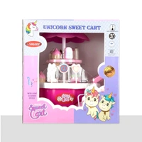 Sweets Cart With Light And Music  - Pink Flamingo