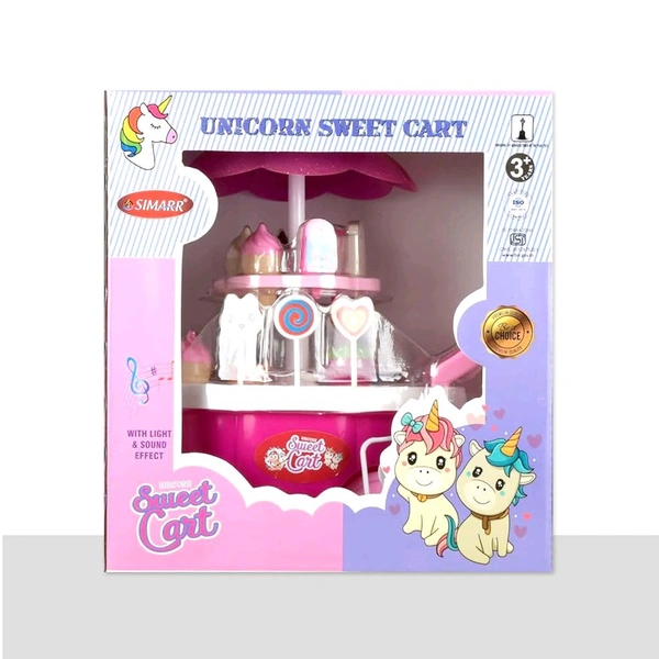 Sweets Cart With Light And Music  - Pink Flamingo