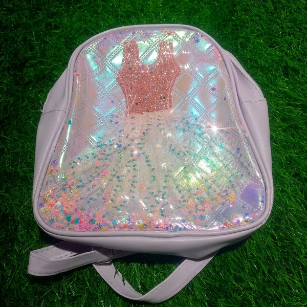 Girl Dress Print  Mini Small BackPack Daypack for Womens Girls Sequins Mini Small Travelling Outdoor Picnic School College Office Casual Daily use
 - Illusion