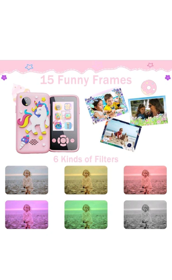 Kids Phone With Camera And Music,games
