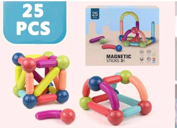 MAGNETIC BARS BLOCK 25pc Set