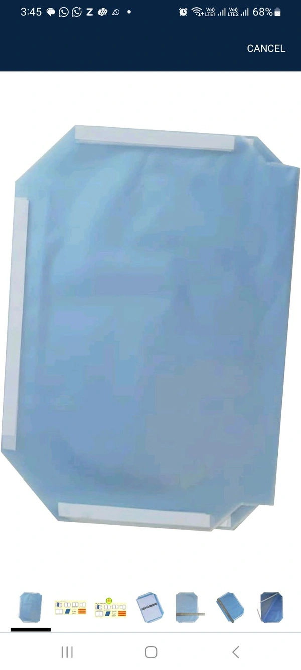 TRANSPARENT BOOKS COVER 10 PCS SET - A4 SIZE
