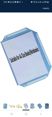 TRANSPARENT BOOKS COVER 10 PCS SET - A4 SIZE