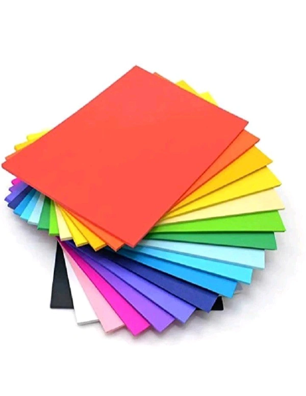 Florescent Sheets Colourful Multicolored  - A4 SIZE Paper