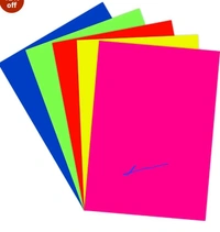 Florescent Sheets Colourful Multicolored  - A4 SIZE Paper