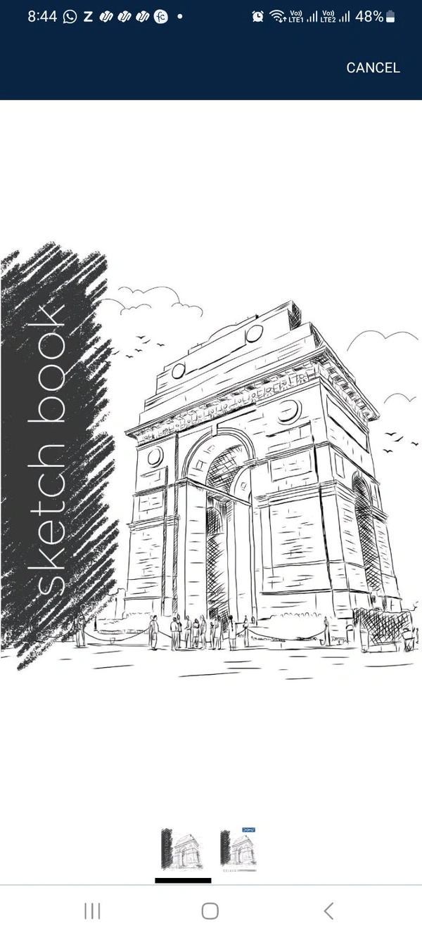 SKETCH BOOK  - A4 SIZE, 150 GSM Paper
