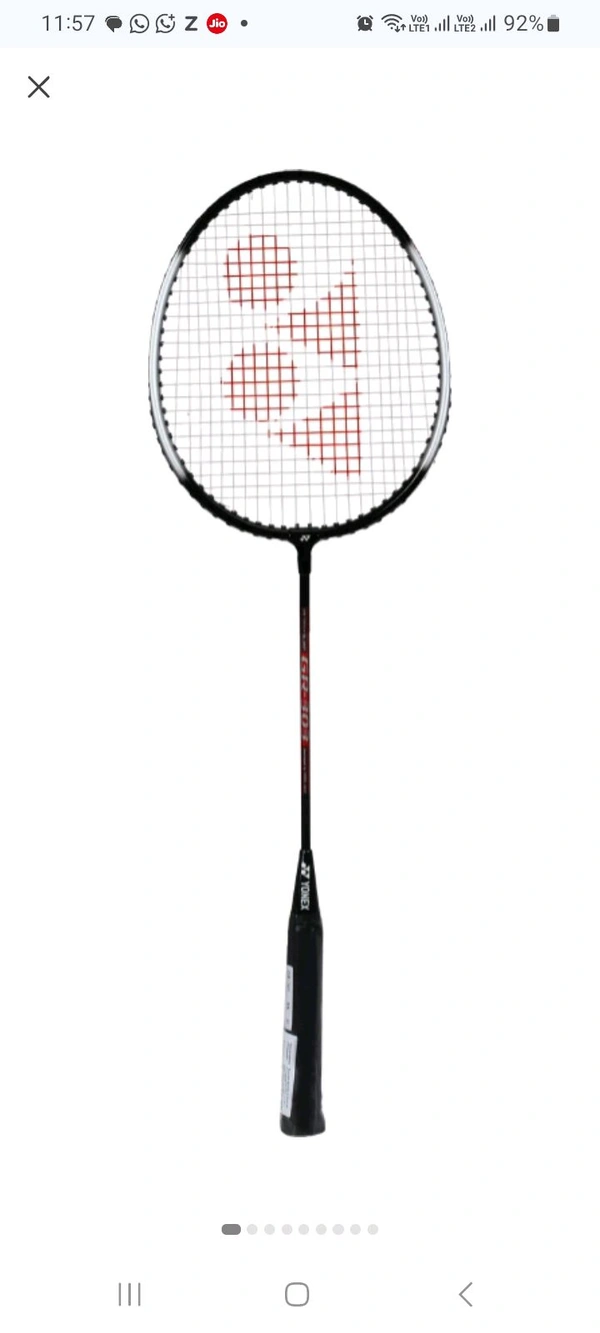 YONEX GR 303i Aluminium Strung Badminton Racket with Full Racket Cover (White) | for Beginners | 83 Grams | High Durability - Ultramarine