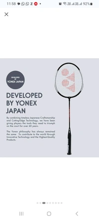 YONEX GR 303i Aluminium Strung Badminton Racket with Full Racket Cover (White) | for Beginners | 83 Grams | High Durability - bronze