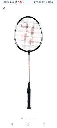 YONEX GR 303i Aluminium Strung Badminton Racket with Full Racket Cover (White) | for Beginners | 83 Grams | High Durability - bronze
