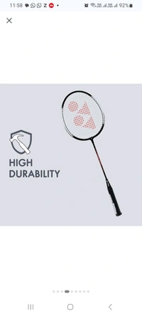 YONEX GR 303i Aluminium Strung Badminton Racket with Full Racket Cover (White) | for Beginners | 83 Grams | High Durability - bronze
