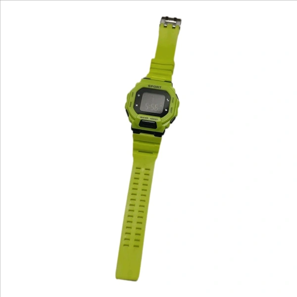 Digital Trending Sports Watch - Free Size, Green