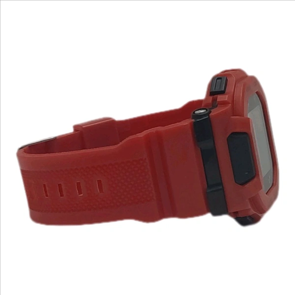Digital Sports Watch - Red, Free Size