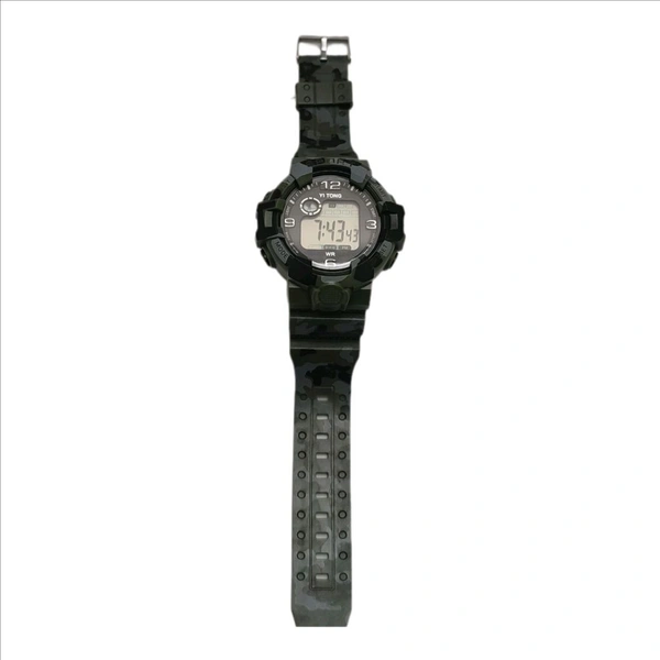 Kids Digital Sports Watch - Green, Free Size