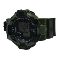 Kids Digital Sports Watch - Green, Free Size