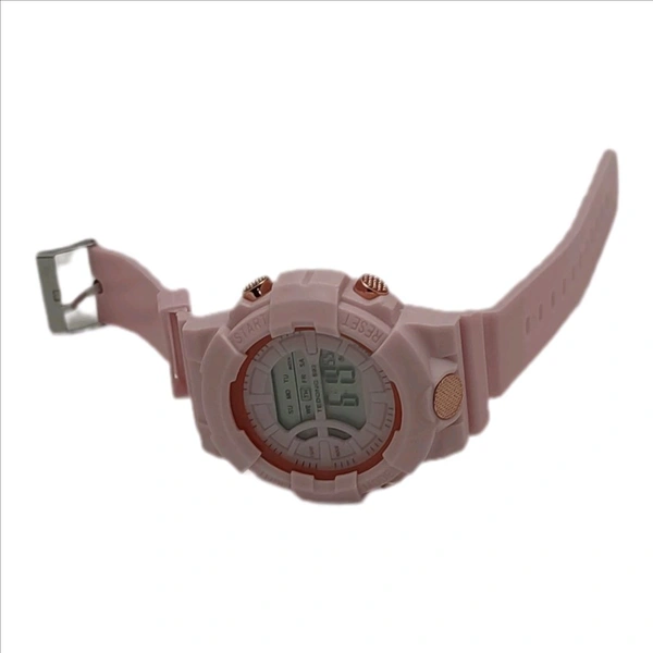 Girls Digital Sports Watch - Pink Lace