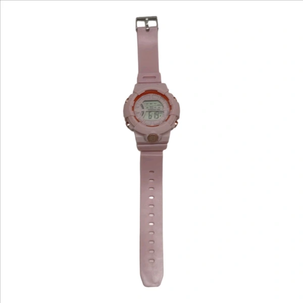 Girls Digital Sports Watch - Pink Lace