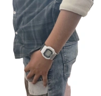 Digital Vintage Model Watch                                                        Free Delivery - Free Size, Black