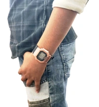 Digital Vintage Model Watch                                                        Free Delivery - Black, Free Size