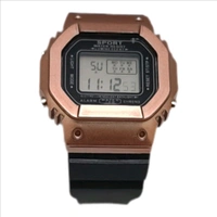 Digital Vintage Model Watch                                                        Free Delivery - Black, Free Size