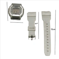 Digital Vintage Model Watch                                                        Free Delivery - White, Free Size