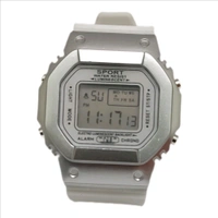 Digital Vintage Model Watch                                                        Free Delivery - White, Free Size