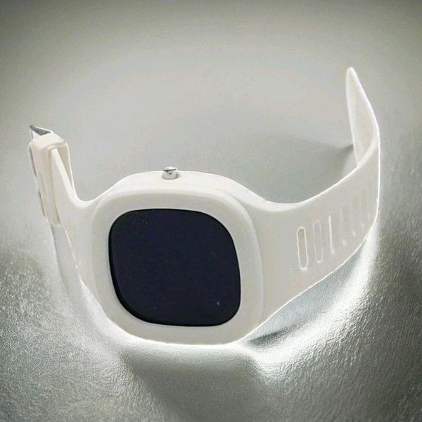 Digital LED Watch - White