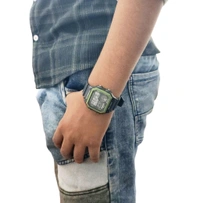 Digital Trending Watch - Black, Free Size