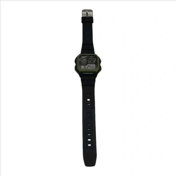 Digital Trending Watch - Black, Free Size