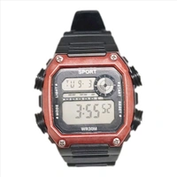 Digital Trending Watch - Red, Free Size