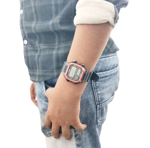 Digital Trending Watch - Free Size, Black