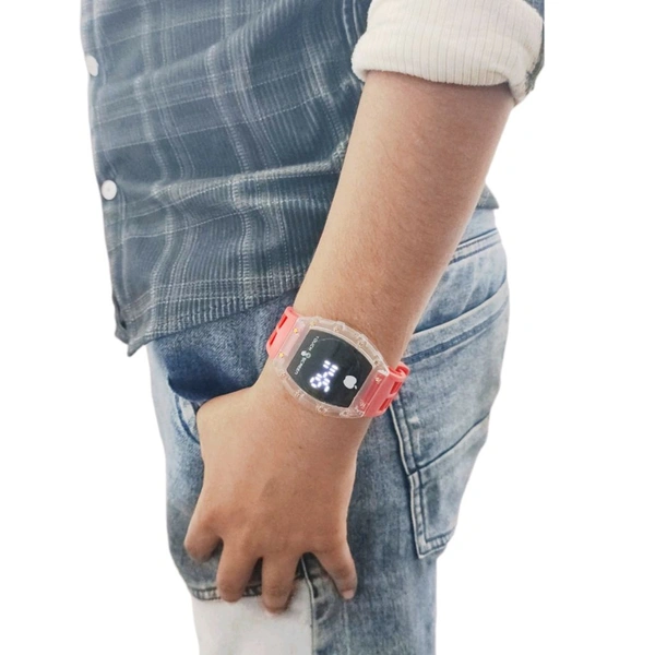 Kids Digital  LED watch - Bittersweet, Free Size