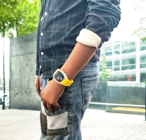 Kids Digital  LED watch - Yellow, Free Size