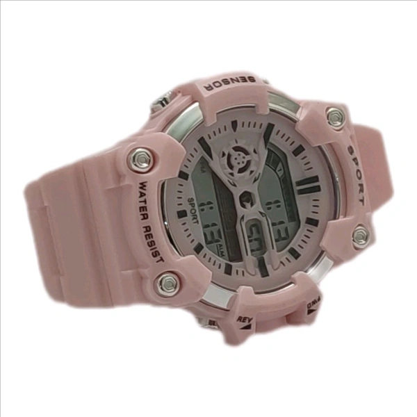 Girls Trending Sports Watch - Pink Lace, Free Size