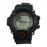 Sports Digital watch - Black, Free Size