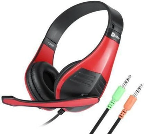 ENTER HEADPHONE WITH MIC Karma - Red&Black