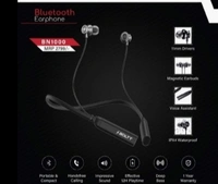 Firebolt Bluetooth Earphones - Black Blue & Red